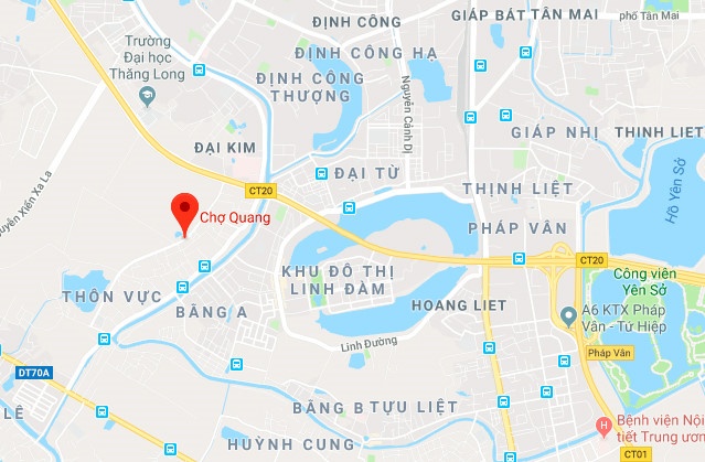 Cháy chợ Quang Thanh Trì Hà Nội ảnh 3 Chay cho Quang Thanh Tri Ha Noi anh 3