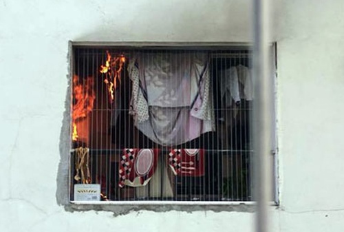 cháy nhà HH Linh Đàm ảnh 1 chay nha HH Linh Dam anh 1