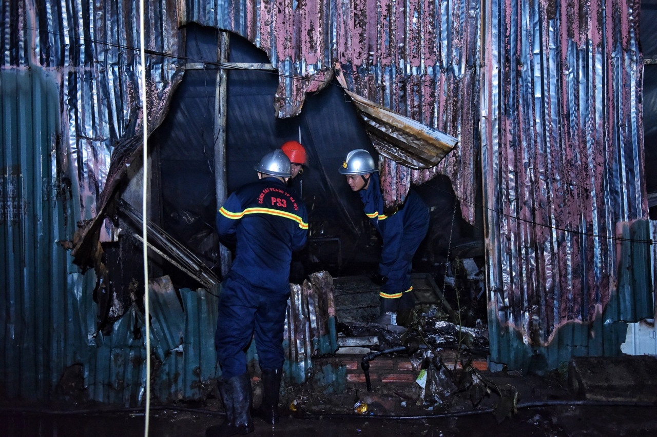 Chay gara oto o Nam Trung Yen anh 3