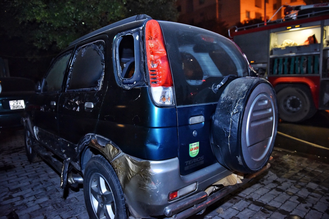 Chay gara oto o Nam Trung Yen anh 8