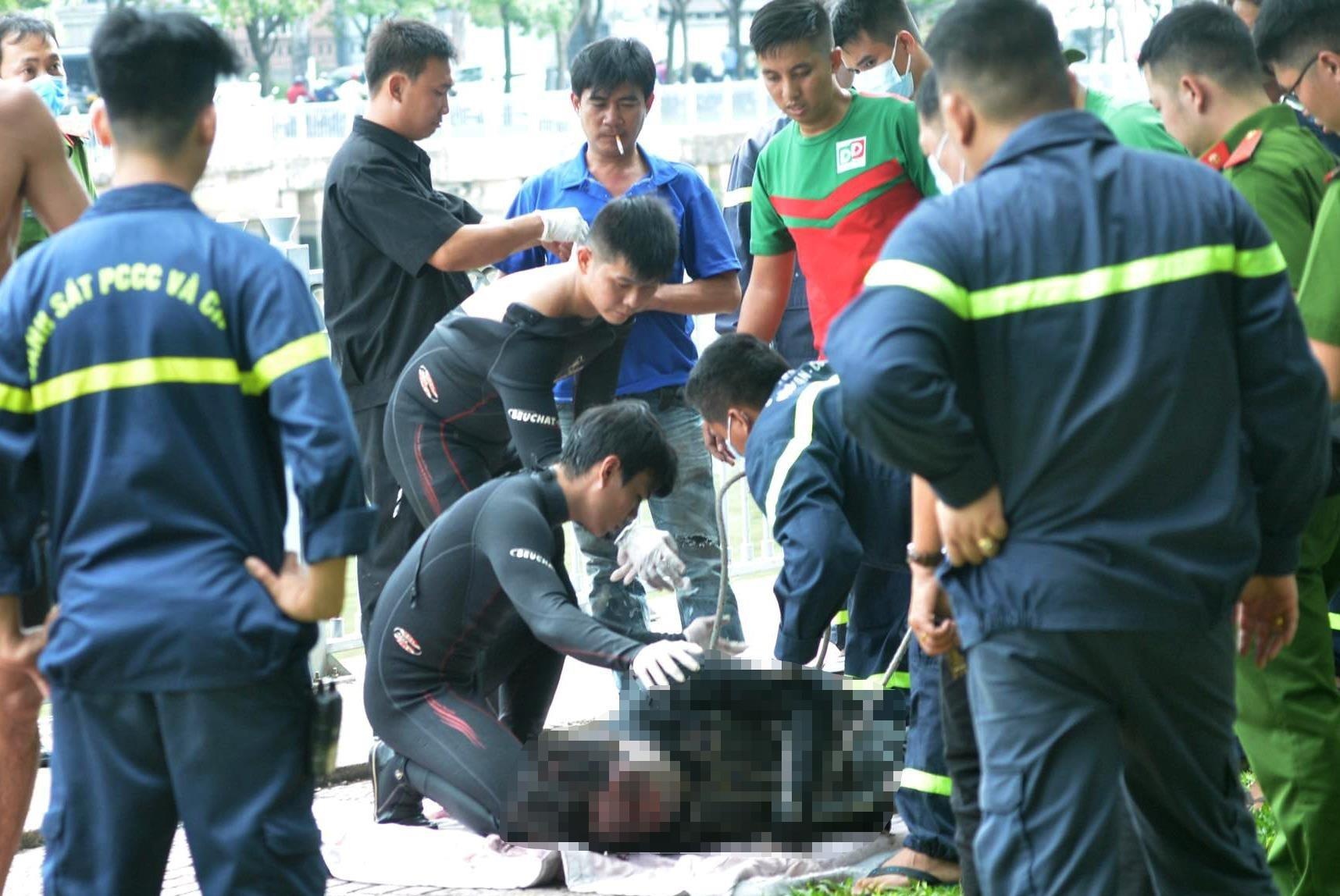 Vot thi the nghi can giet nu sinh 19 tuoi o kenh Nhieu Loc hinh anh