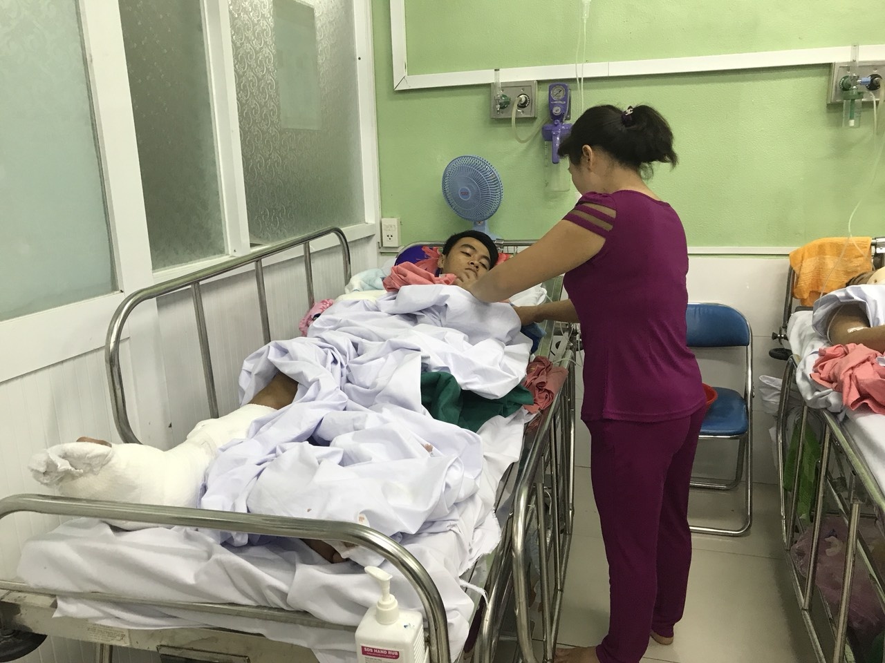 Thang may roi tu do o TP.HCM anh 1