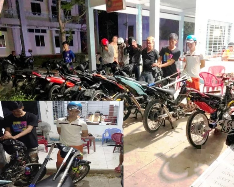 Đua xe quốc lộ 1 Tiền Giang ảnh 1 Dua xe quoc lo 1 Tien Giang anh 1