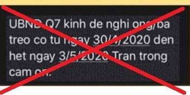 UBND quan 7 yeu cau cong an dieu tra vu tin nhan gia mao tren MXH hinh anh