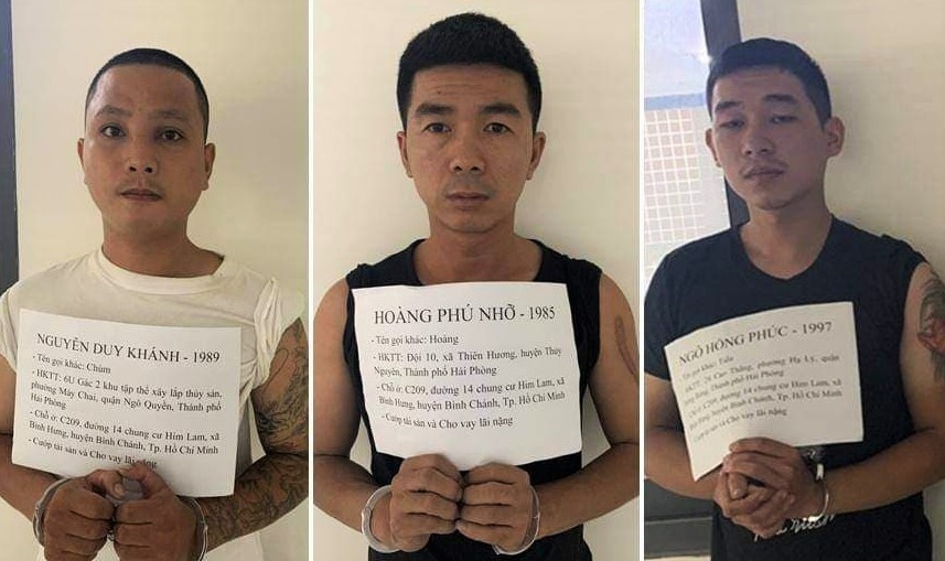 Nhom cho vay nang lai danh dap, cuop xe con no o TP.HCM hinh anh