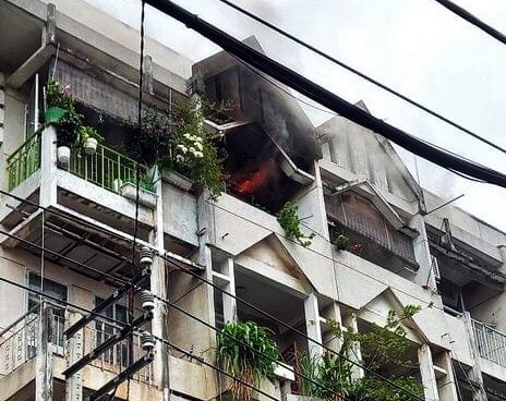 Chay chung cu o TP.HCM hinh anh