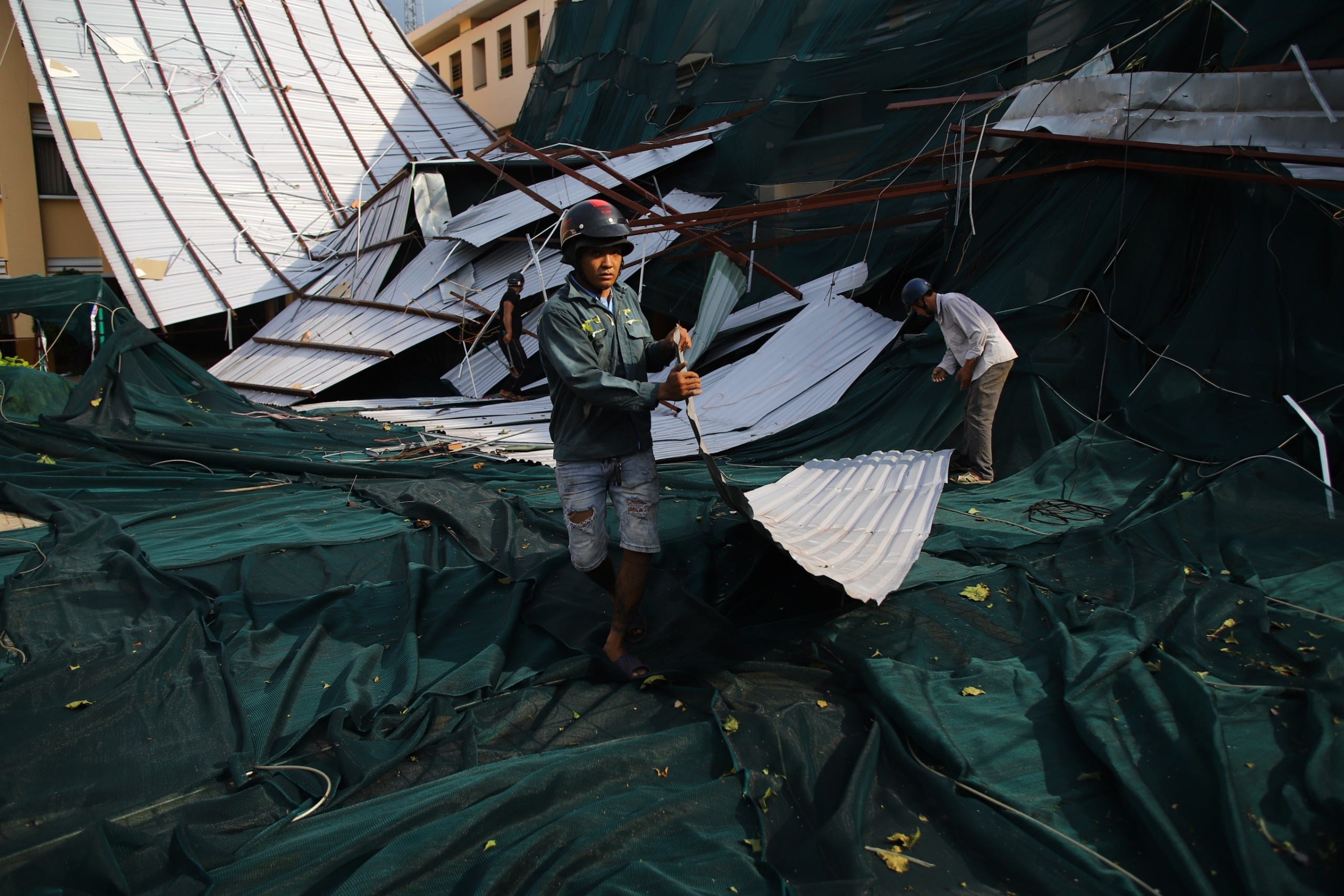 toc mai truong THPT Binh Phu o TP, HCM anh 7