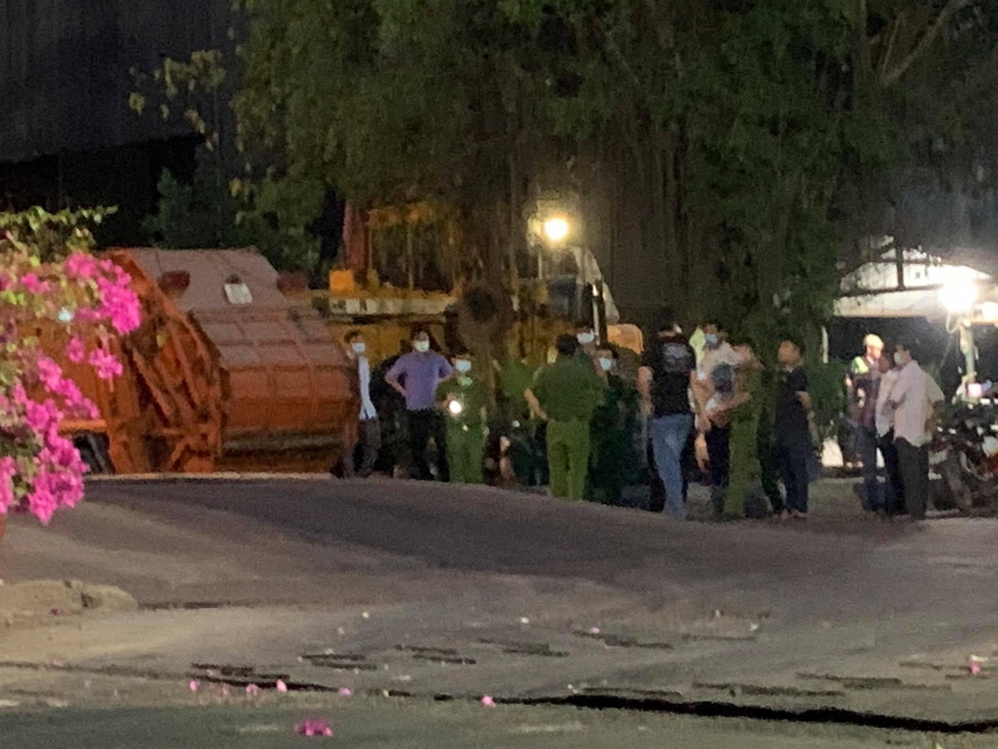 Tai nan xe rac o Binh Duong anh 1