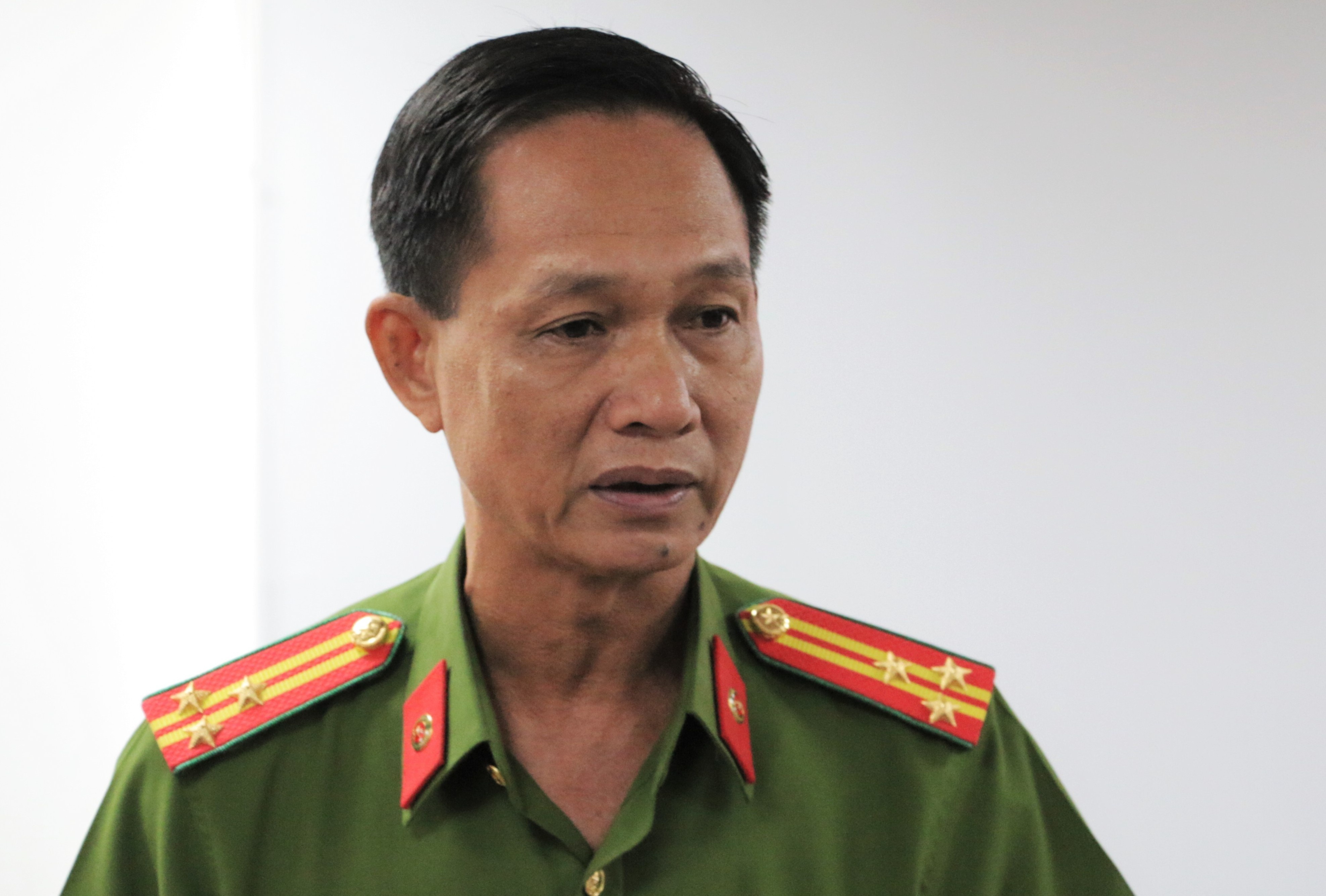 Cong an TP Thu Duc noi ve ly do Le Chi Thanh bi bat hinh anh