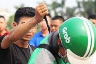 Tai xe xe om trinh bao bi cuop o TP.HCM hinh anh