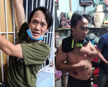 Hai nguoi o TP Thu Duc chuyen cuop bia ve an nhau hinh anh