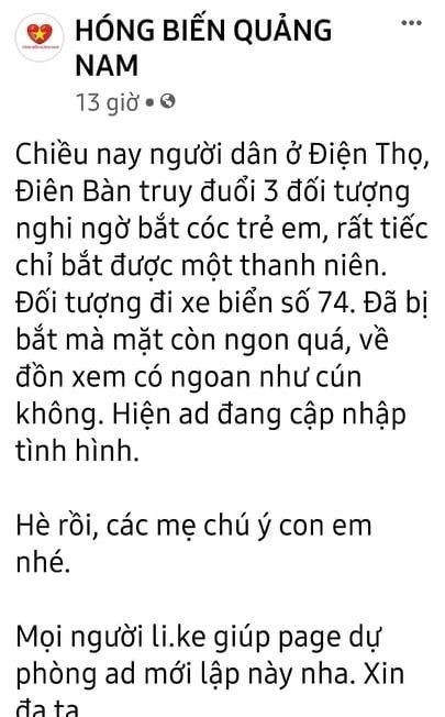 Bắt cóc trẻ em ở Quảng Nam ảnh 1 Bat coc tre em o Quang Nam anh 1