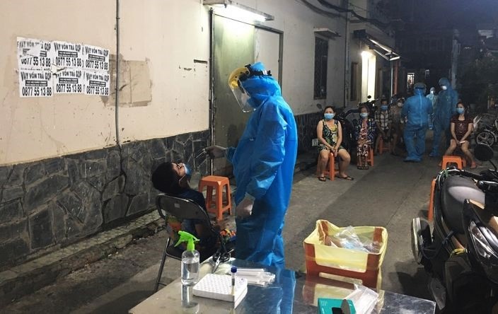 Dich covid-19 tai TP.HCM anh 1