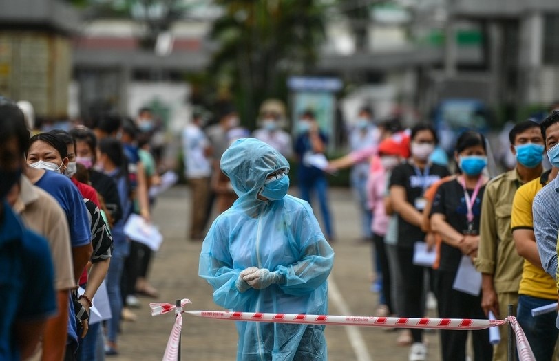 TP.HCM phong toa tam thoi khu cho gan Cong ty PouYuen hinh anh