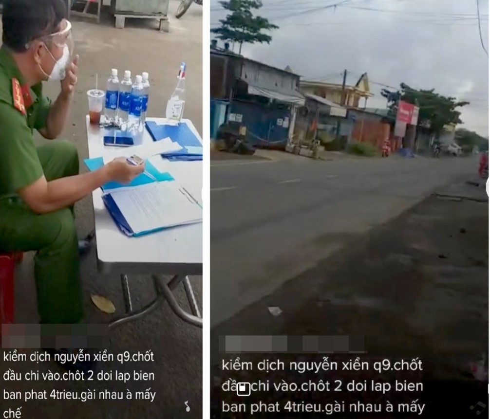 Chốt kiểm soát dịch gài bẫy tài xế ảnh 1 Chot kiem soat dich gai bay tai xe anh 1