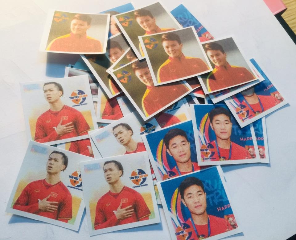 in hình đội tuyển Việt Nam lên sticker ảnh 1 in hinh doi tuyen Viet Nam len sticker anh 1