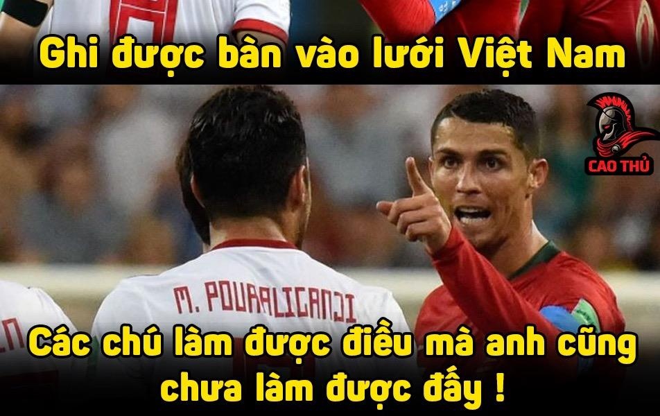 Anh che cau thu Iran gioi hon Ronaldo khi ghi ban vao luoi Viet Nam hinh anh