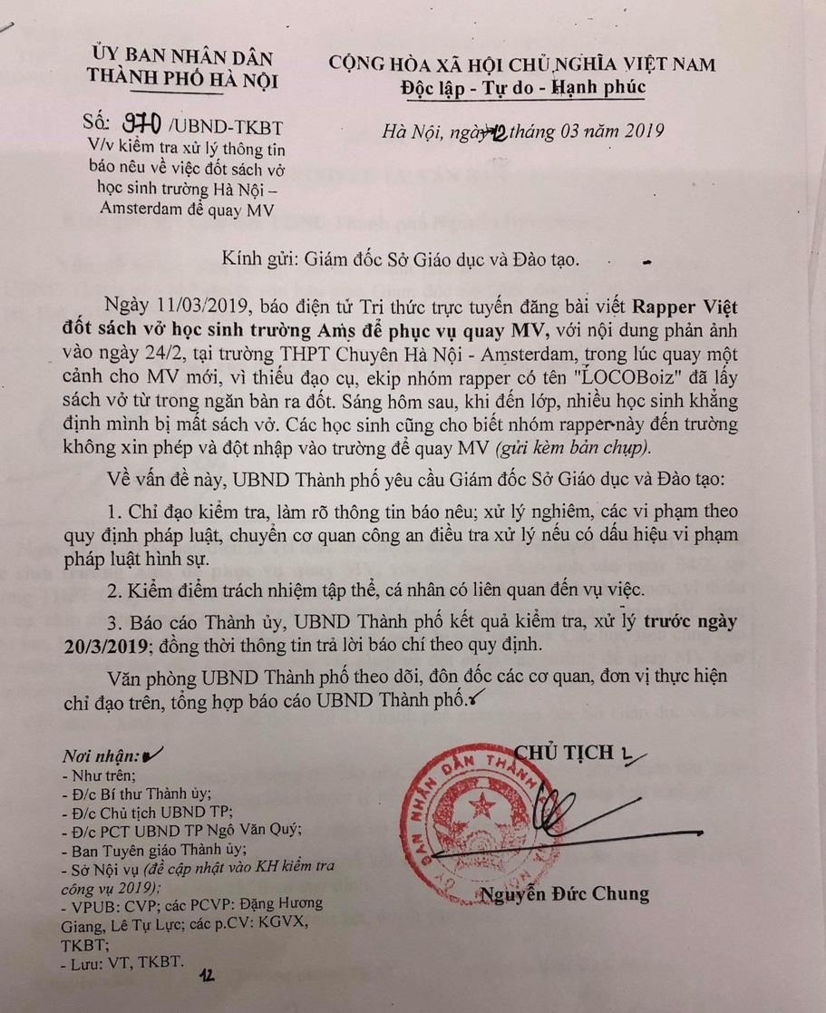 rapper dot sach hoc sinh truong ams khi quay MV anh 1