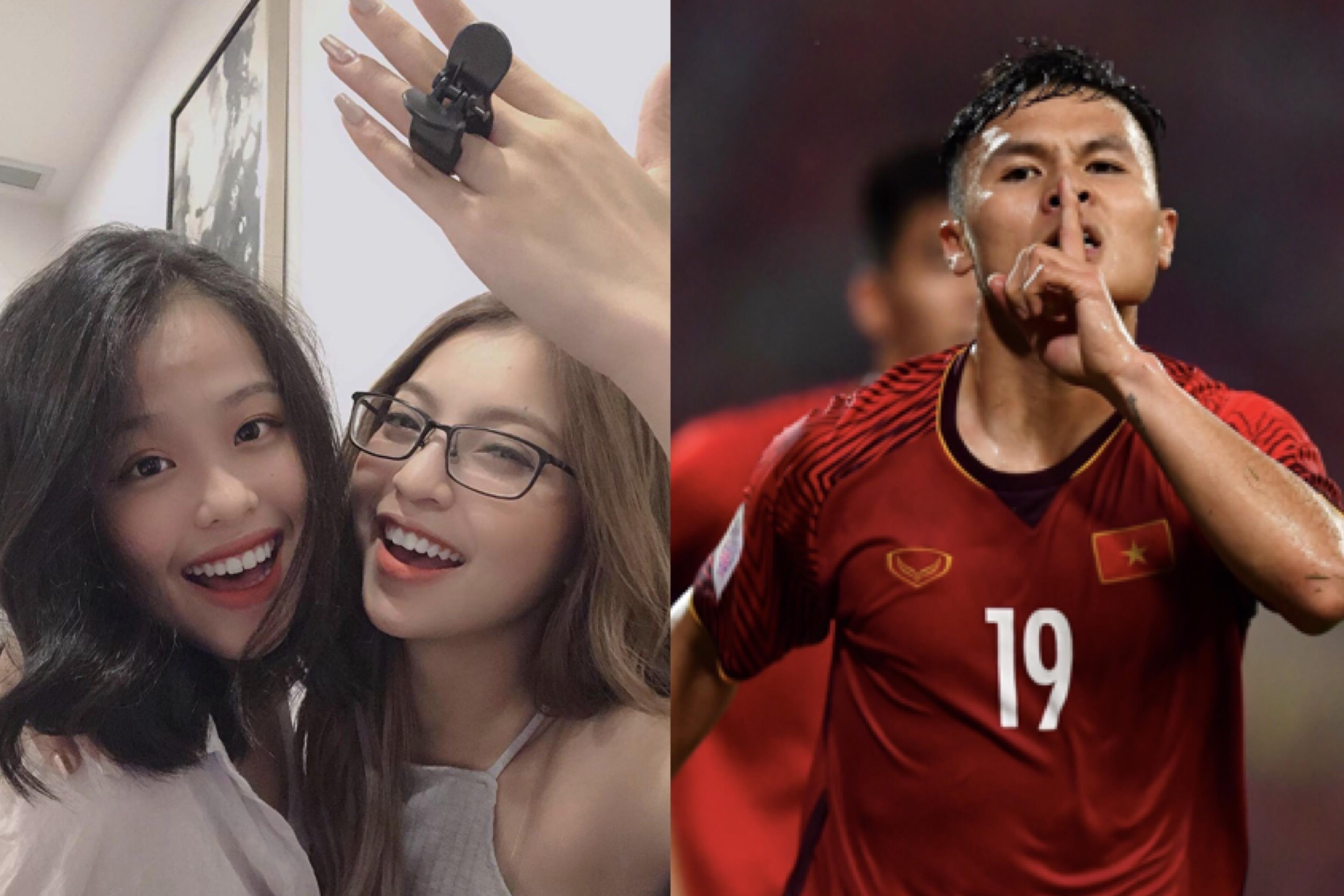 Nhat Le dang anh an y chuyen cuoi xin, fan goi ten Quang Hai hinh anh