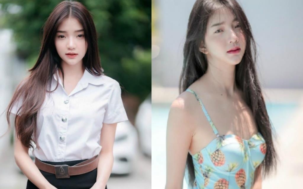 Hot girl dong phuc Thai Lan chuyen huong sang phong cach goi cam hinh anh