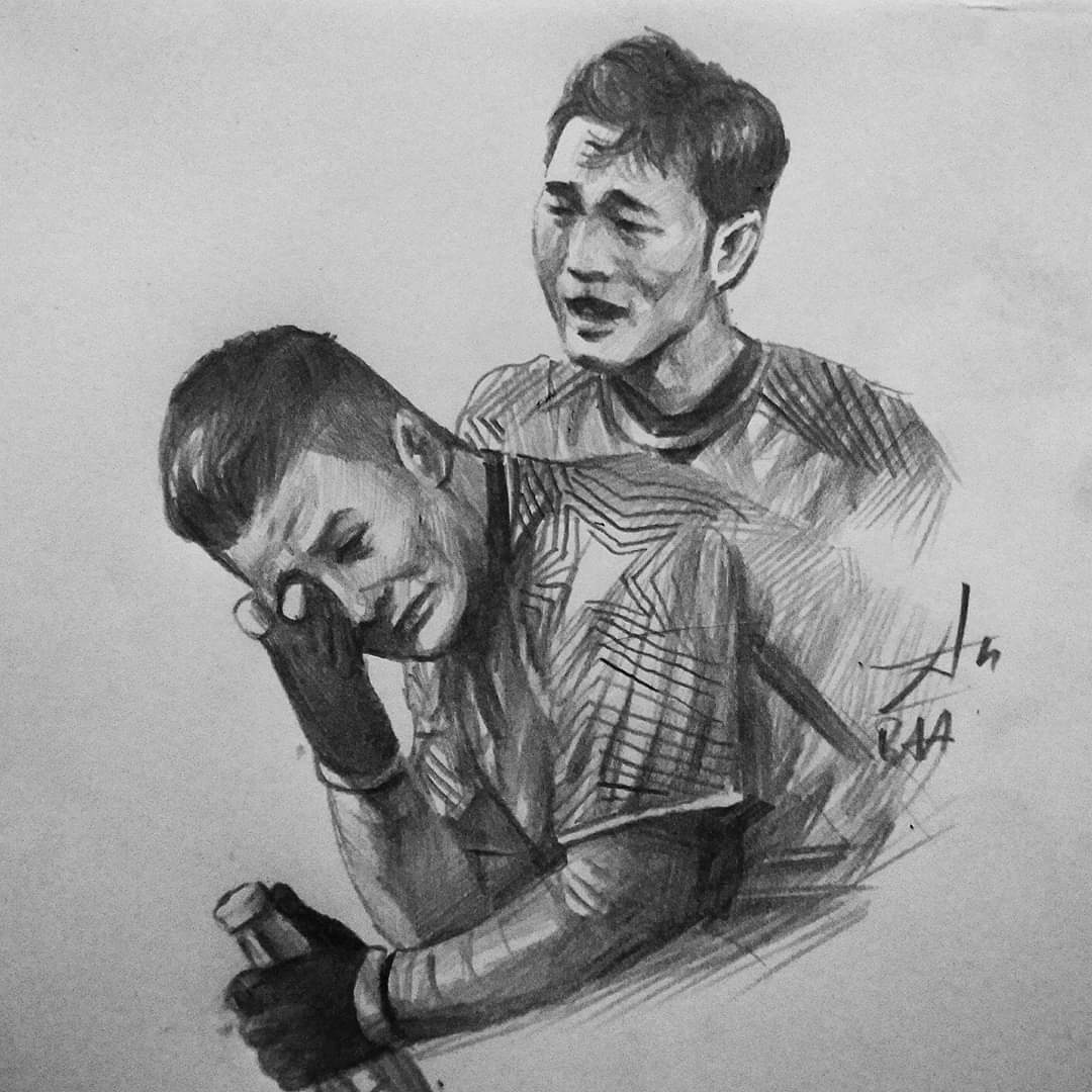 vẽ chân dung Thành Chung Hoàng Đức ảnh 4 ve chan dung Thanh Chung Hoang Duc anh 4