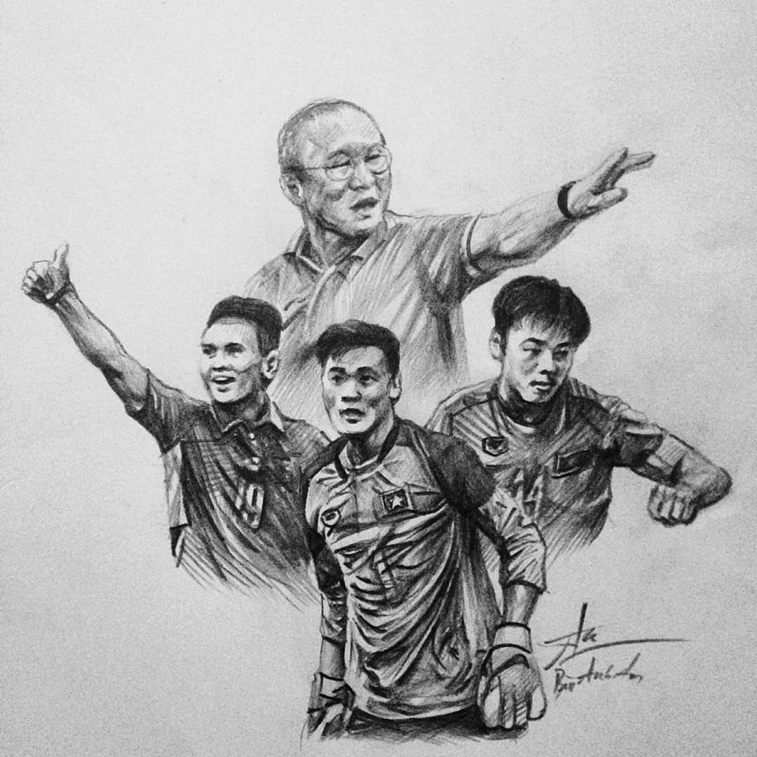 vẽ chân dung Thành Chung Hoàng Đức ảnh 5 ve chan dung Thanh Chung Hoang Duc anh 5