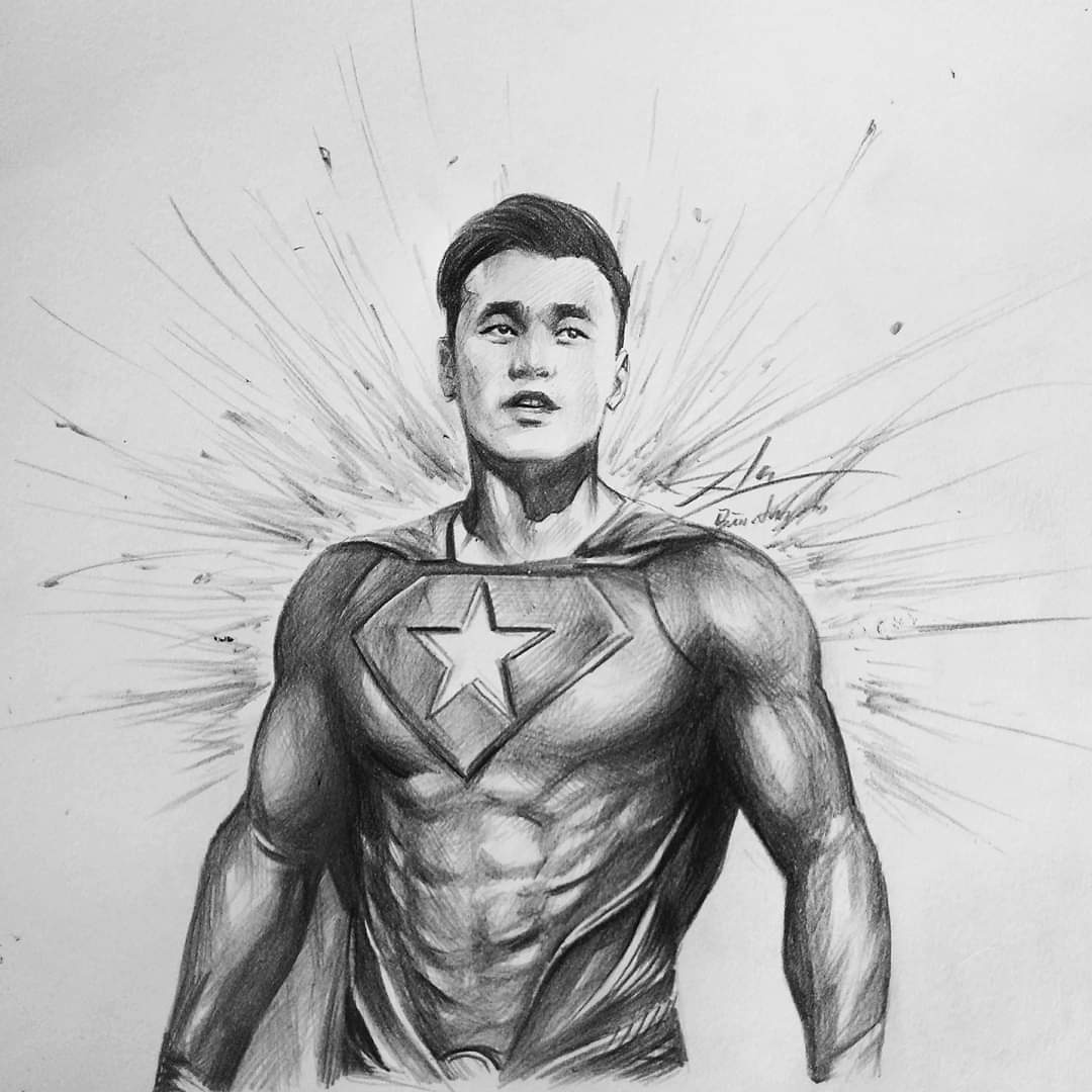 vẽ chân dung Thành Chung Hoàng Đức ảnh 6 ve chan dung Thanh Chung Hoang Duc anh 6