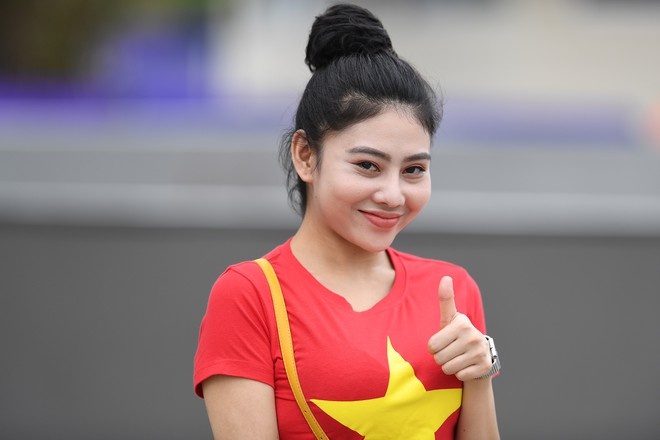 fan nữ cổ vũ U22 Việt Nam ảnh 7 fan nu co vu U22 Viet Nam anh 7