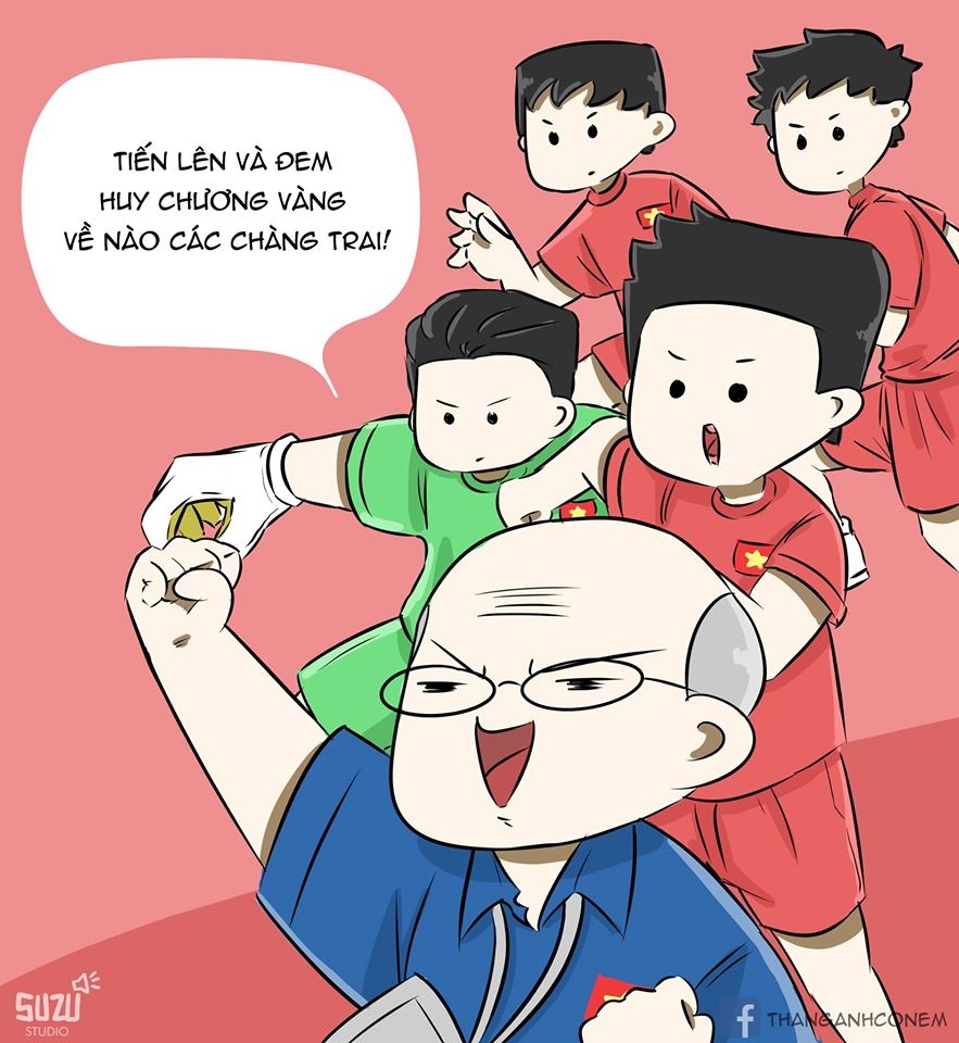 HLV Park Hang-seo thi the do anh 1