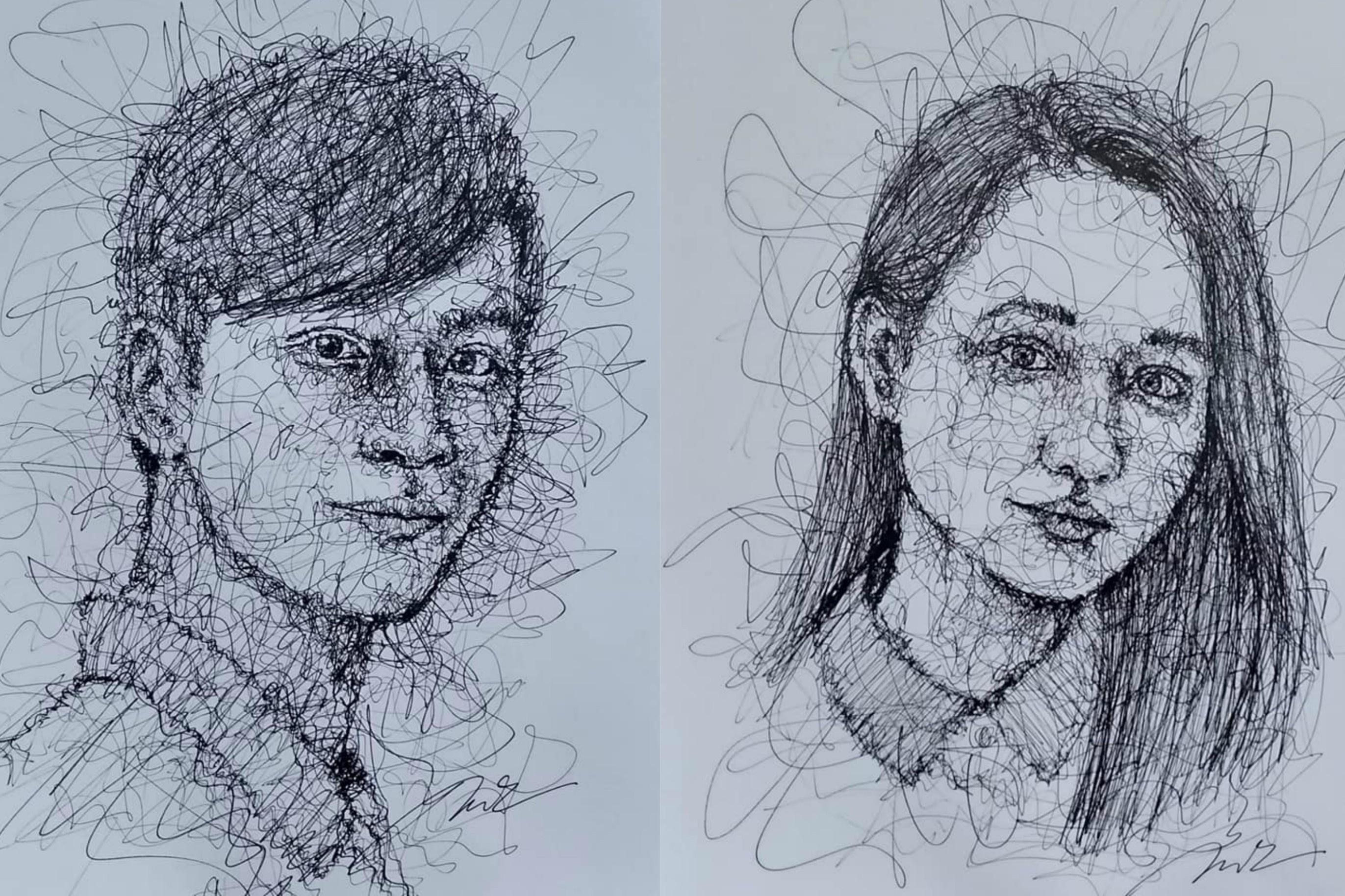 10X khac hoa dan dien vien 'Mat biec' bang cac net ve nguech ngoac hinh anh