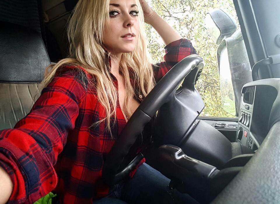 nu tai xe xe tai anh 7