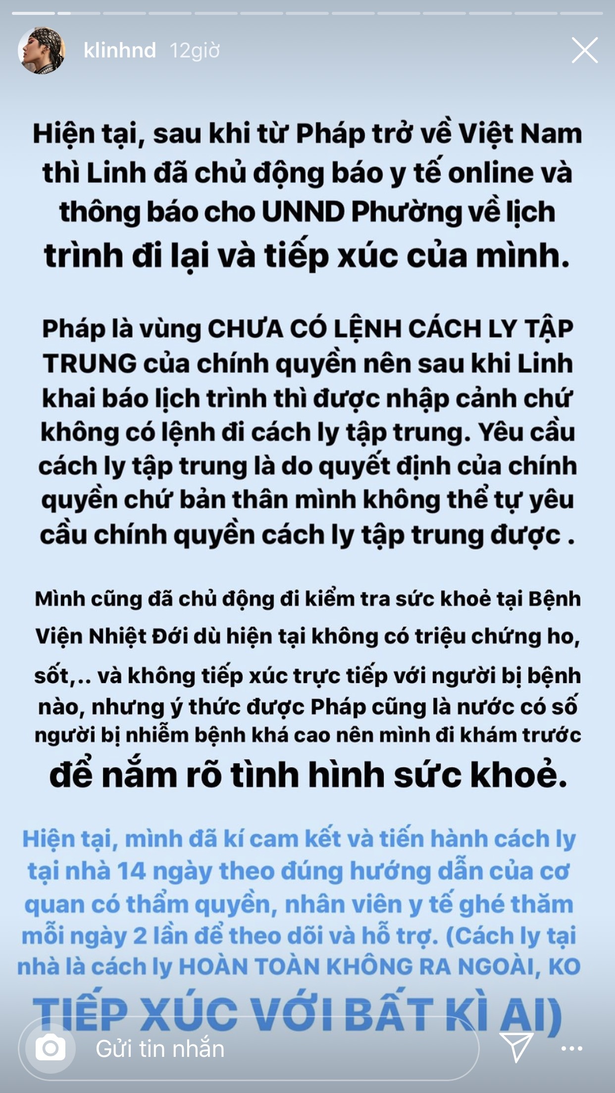Khánh Linh The Face cách ly ảnh 2 Khanh Linh The Face cach ly anh 2