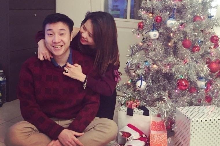 Vo chong Viet tai Phap moi dong huong den o mien phi mua dich hinh anh