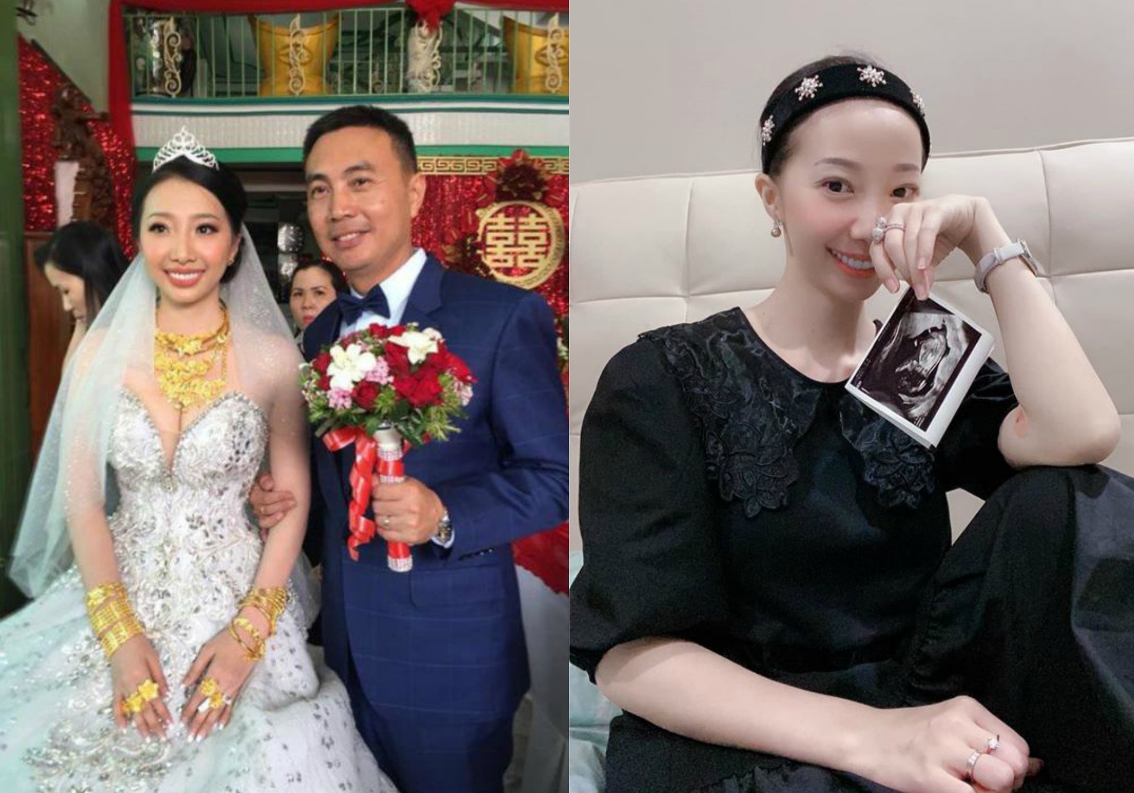 Co dau Hau Giang 'deo 30 cay vang' khoe sap sinh con dau long hinh anh