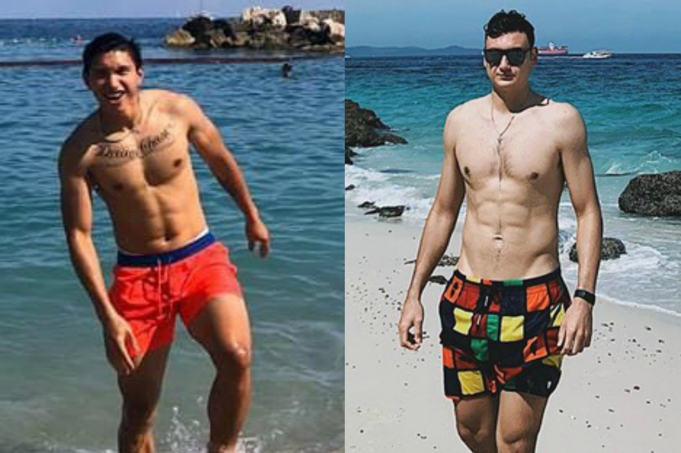 Van Hau, Van Lam va dan tuyen thu khoe than hinh 6 mui ngay he hinh anh