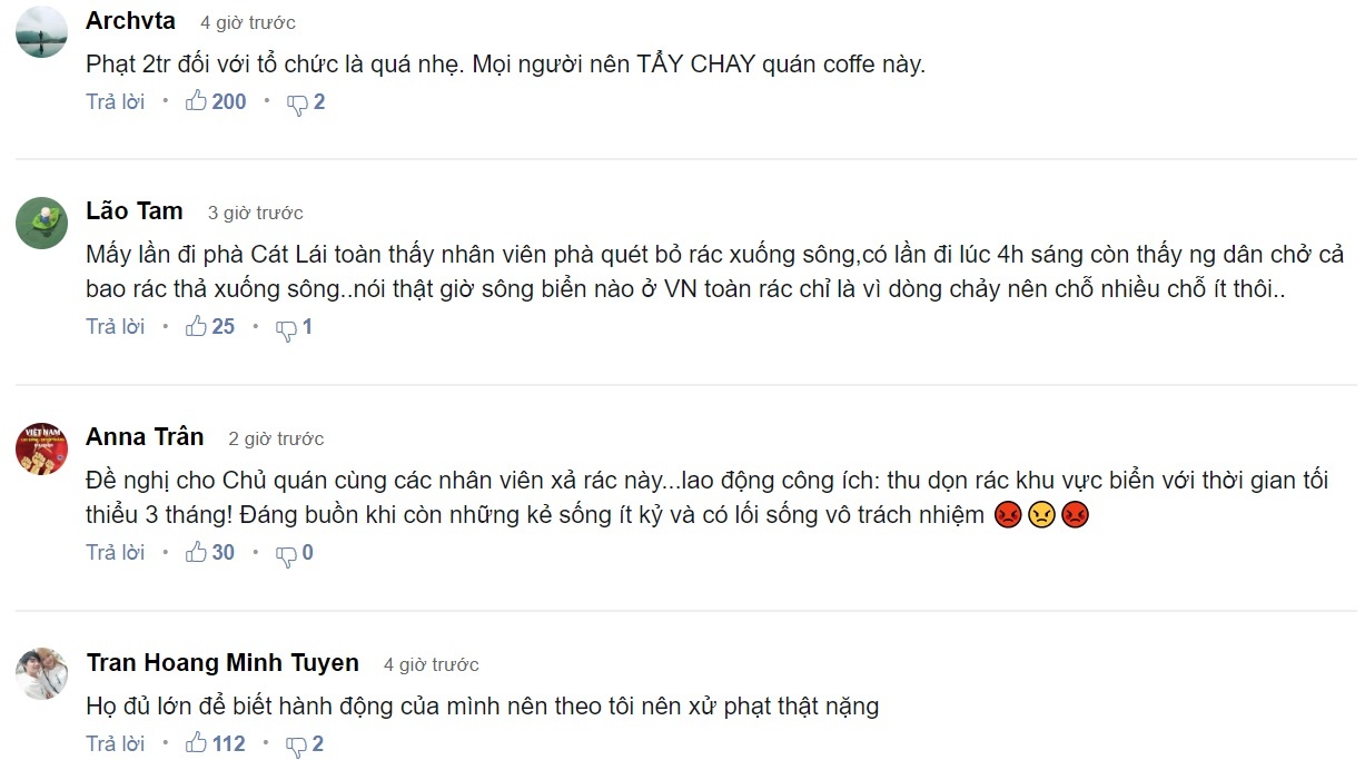quán cà phê ném rác xuống biển ảnh 2 quan ca phe nem rac xuong bien anh 2