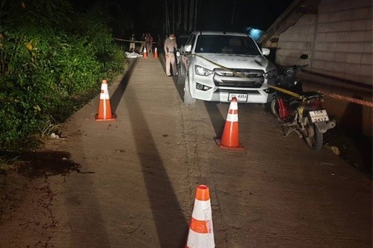 Nguoi dan ong Thai Lan bi nghi xa sung trong dam cuoi ban gai cu hinh anh