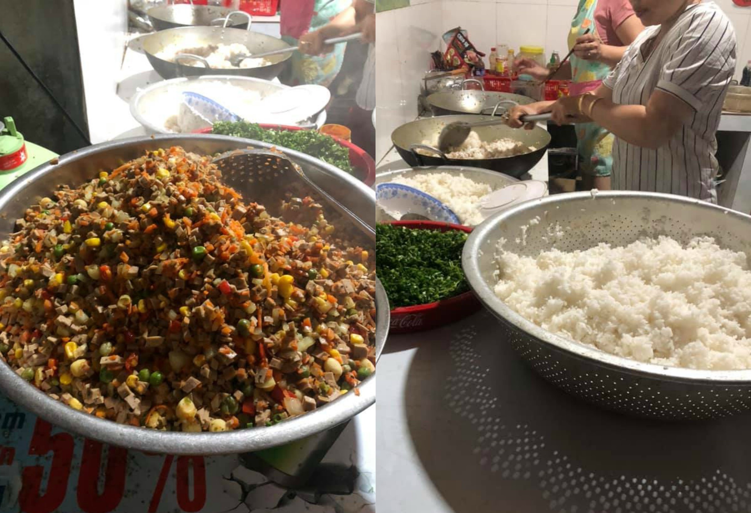 Suat com nong trong ngay lu o Quang Tri hinh anh