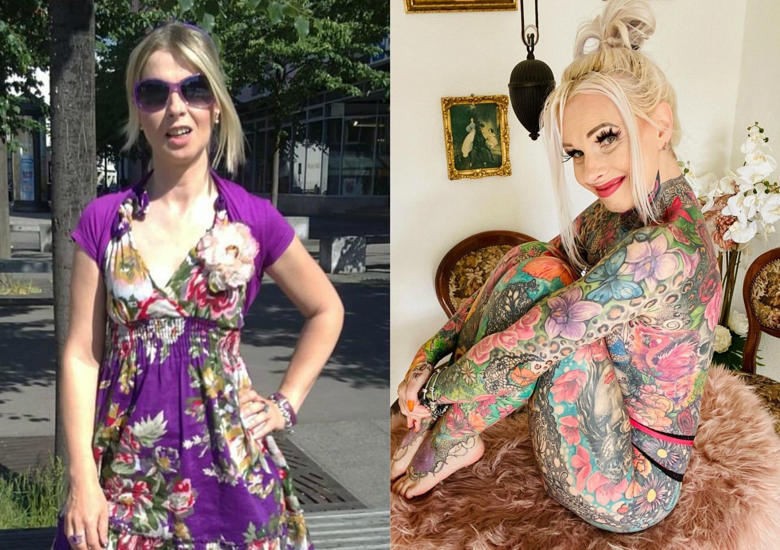 Nguoi phu nu Duc chi 350.000 USD de xam kin than hinh anh