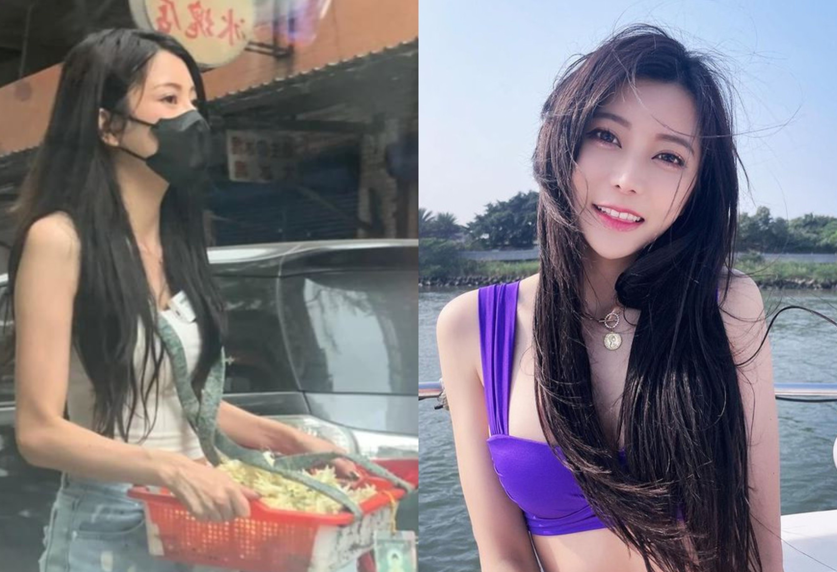 Nu streamer Dai Loan di ban dao tren pho hinh anh