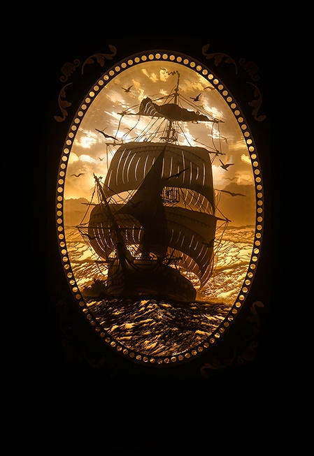 chang trai lam den giay 3D anh 3