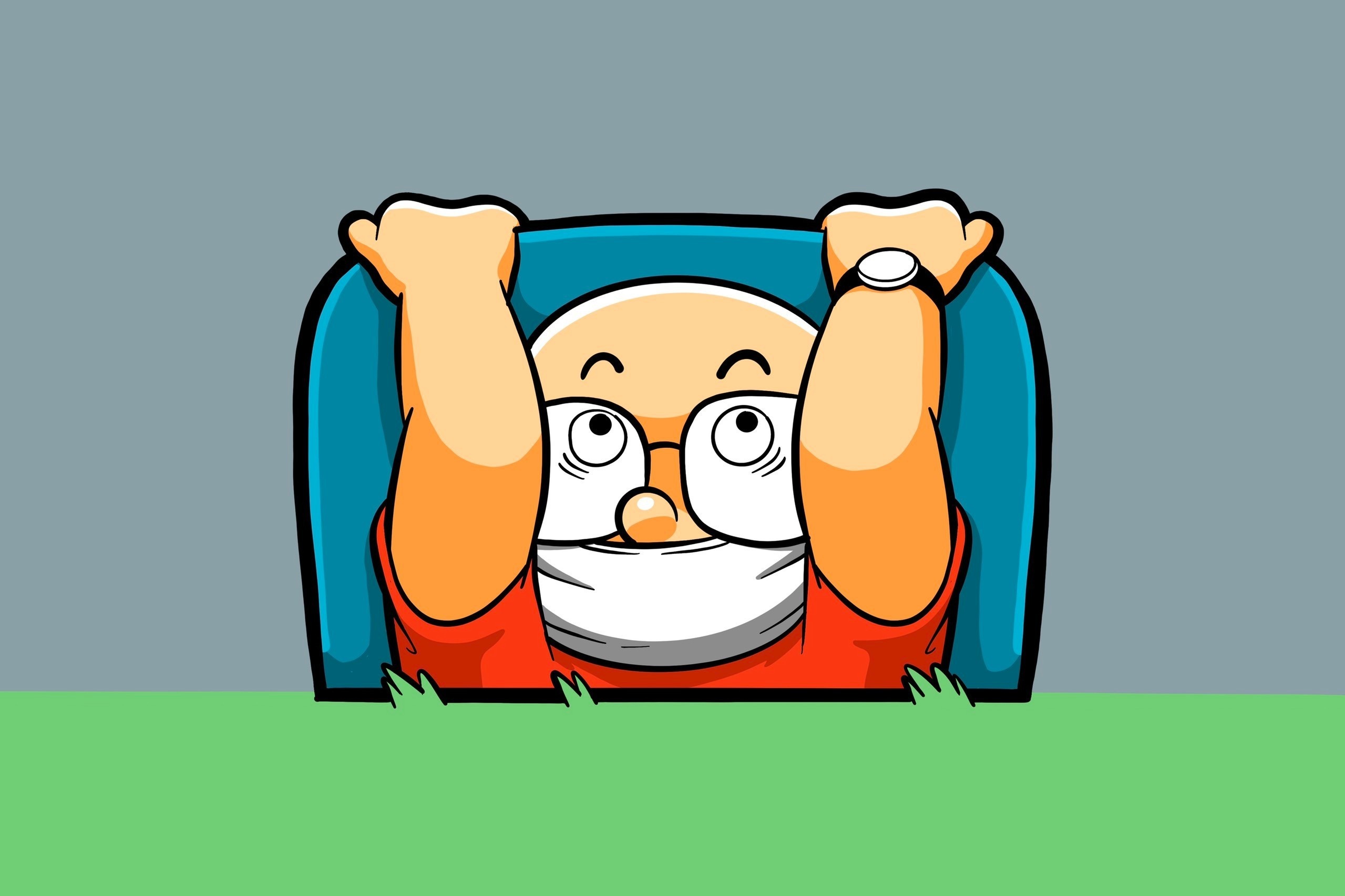 Hinh anh de thuong cua HLV Park Hang-seo duoc ve thanh sticker hinh anh