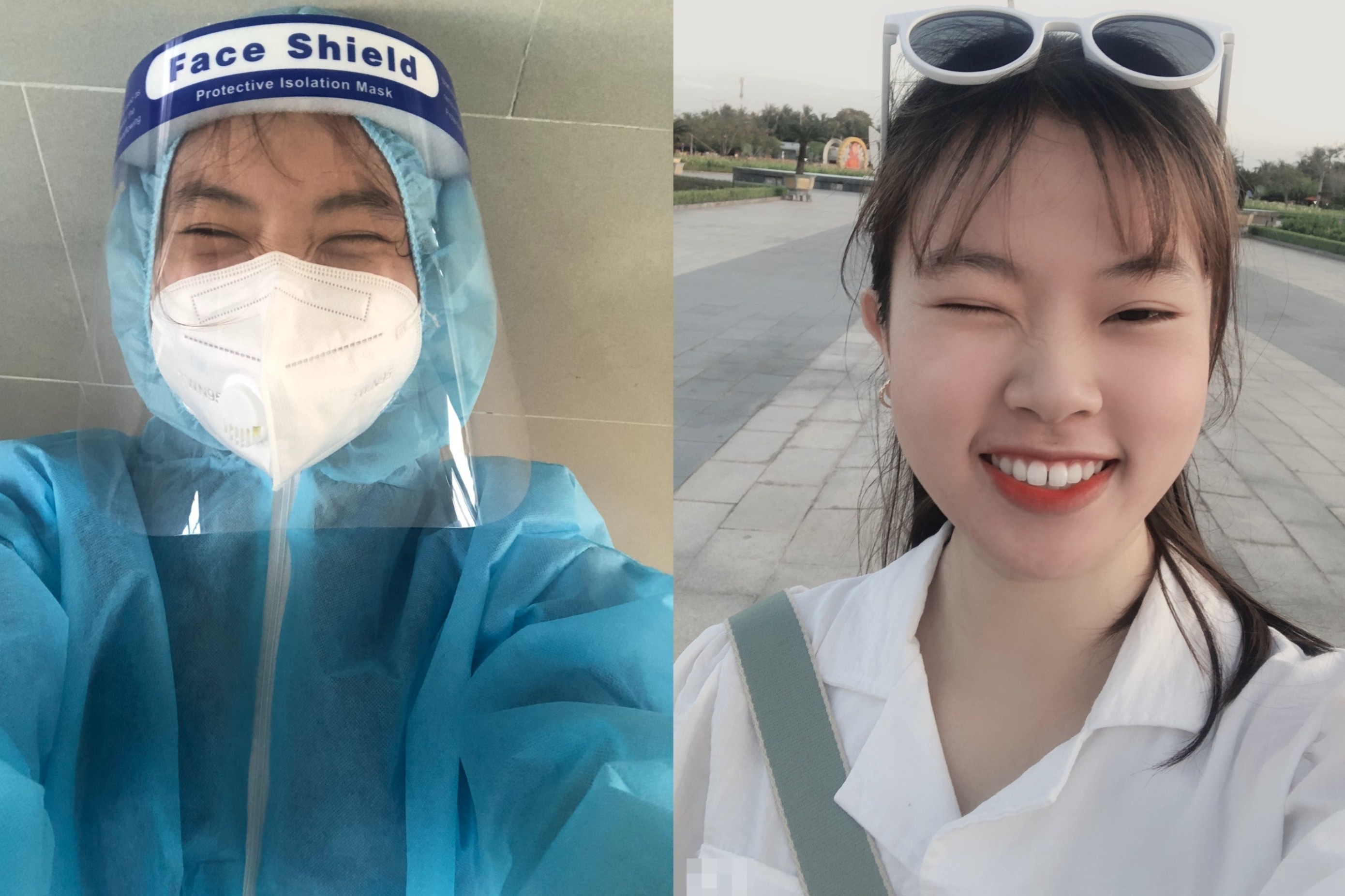 Chiu tang bo xong, nu sinh lap tuc dang ky di chong dich o TP.HCM hinh anh