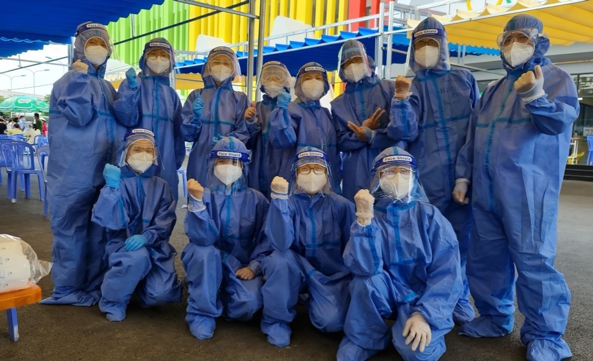 F0 TP.HCM khỏi bệnh đi tình nguyện ảnh 2 F0 TP.HCM khoi benh di tinh nguyen anh 2