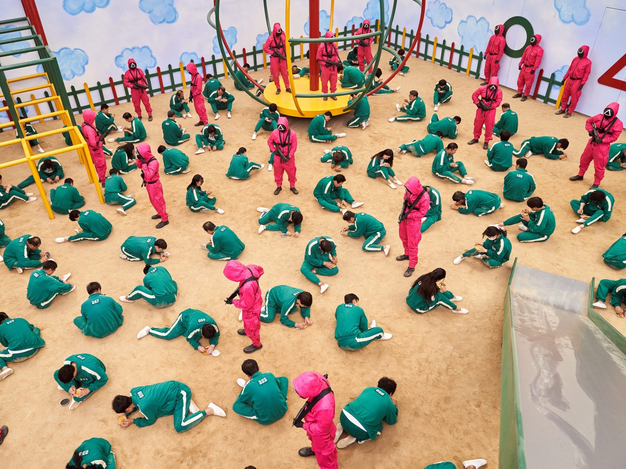 gioi tre Han Quoc giong Squid Game anh 1