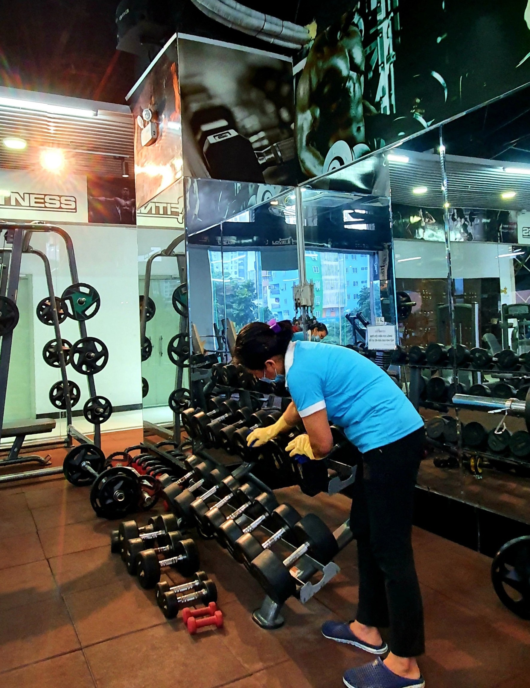 Hà Nội mở lại phòng gym rạp chiếu phim ảnh 4 Ha Noi mo lai phong gym rap chieu phim anh 4