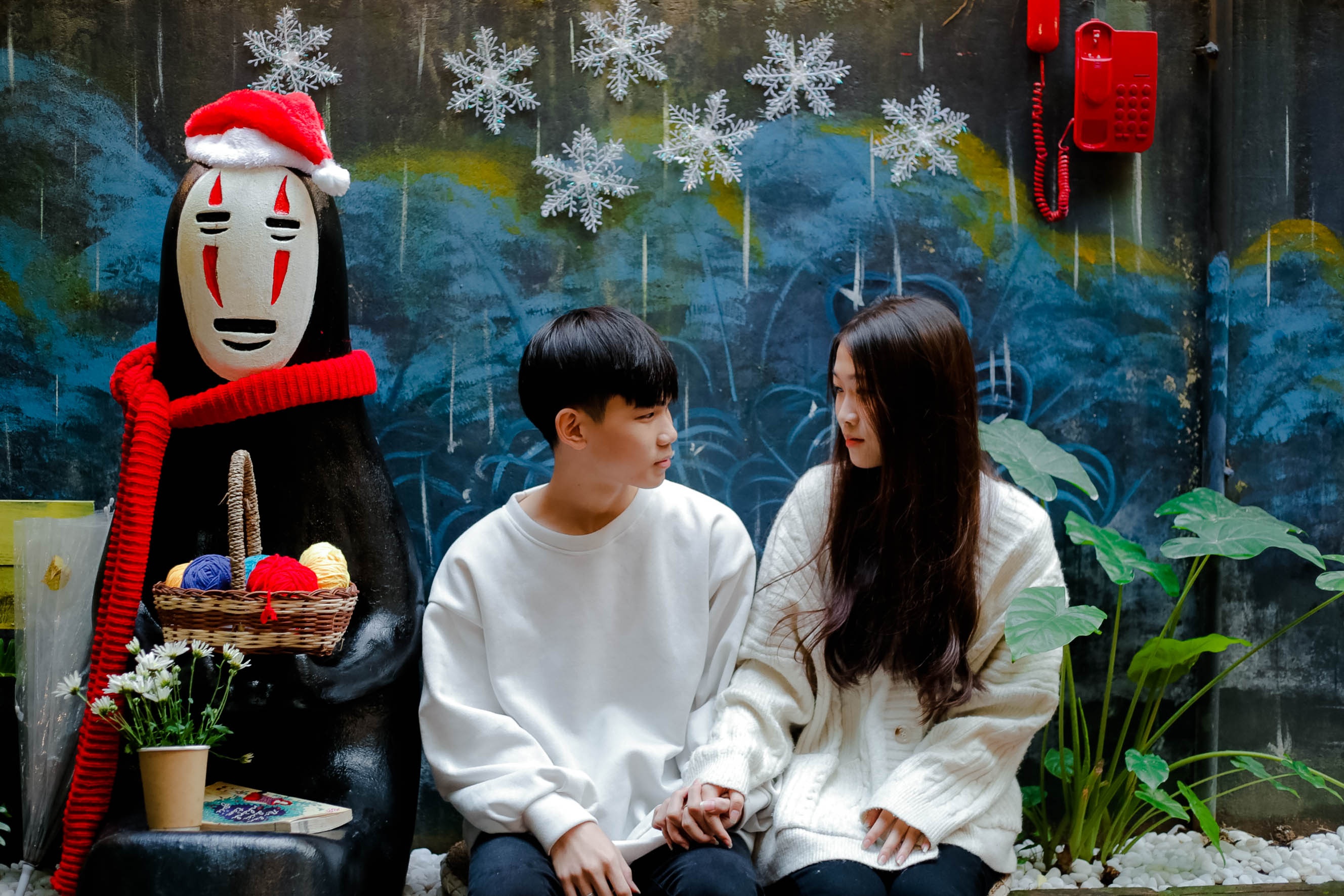 quan ca phe trang tri Giang sinh anh 5