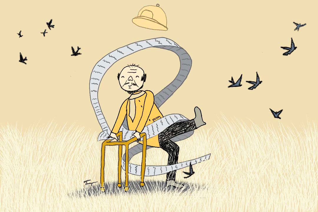 Bo vo nhan la thu tu con re trong ngay ve huu hinh anh