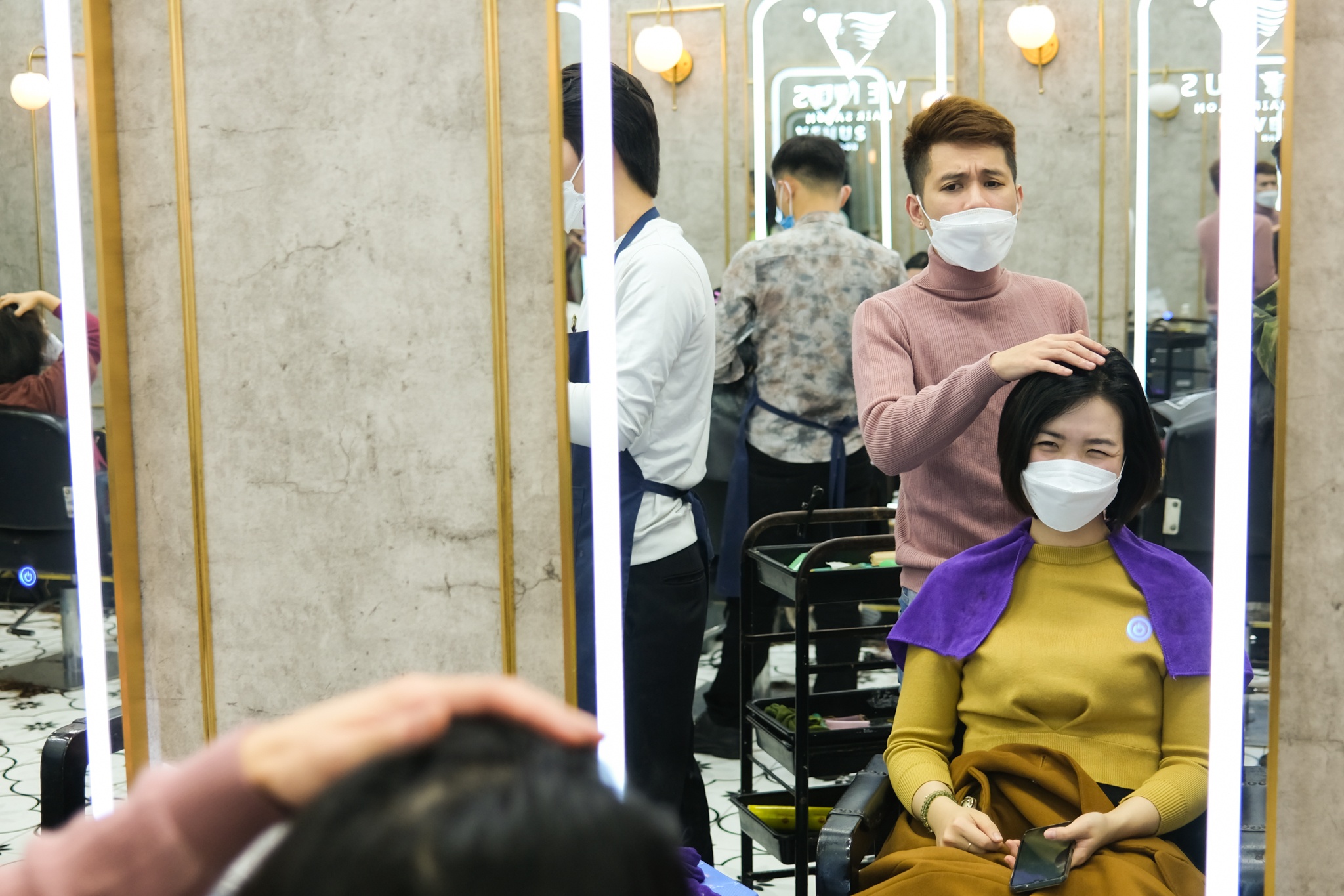 lam toc som don Tet anh 2