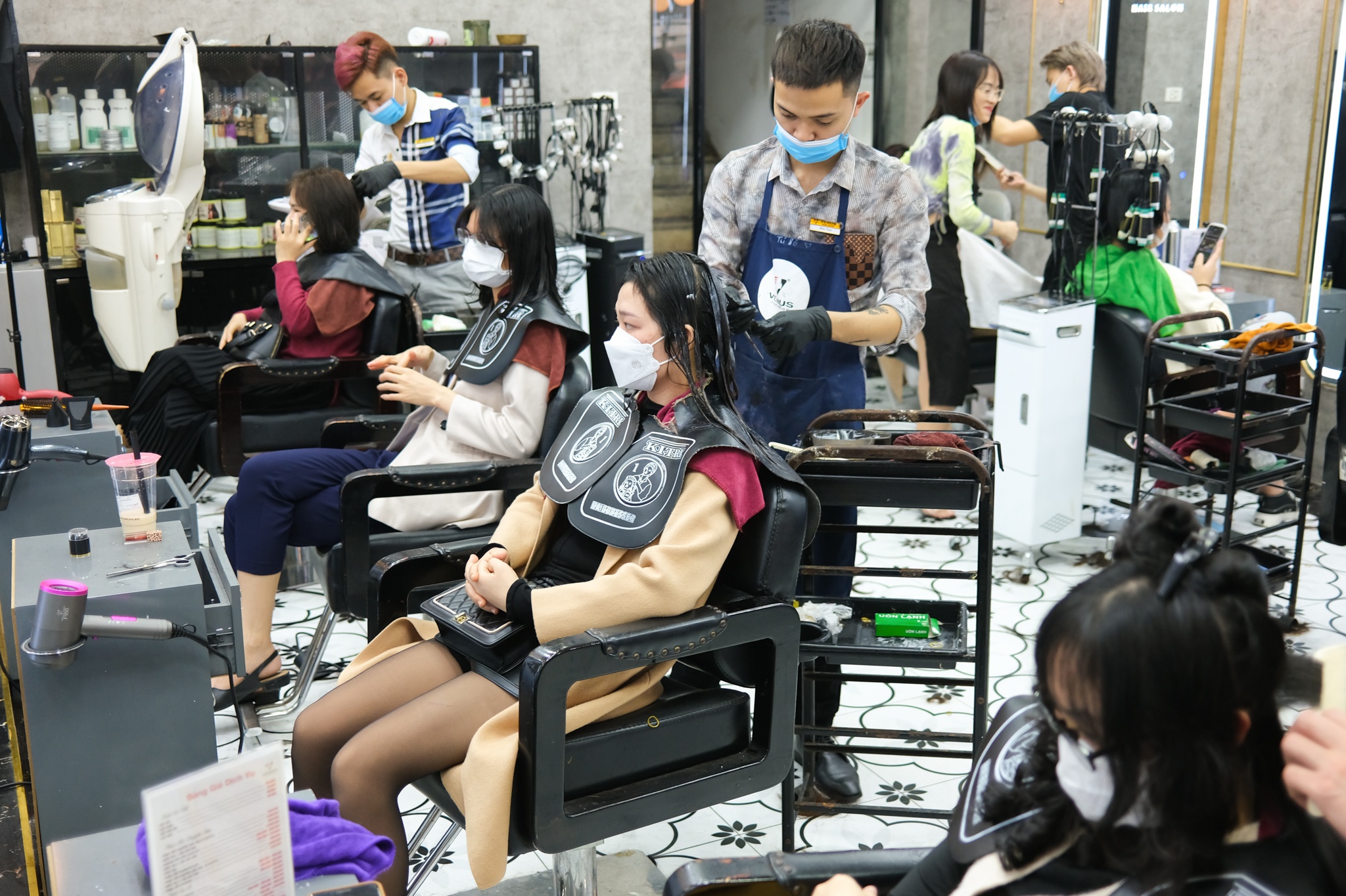 lam toc som don Tet anh 1